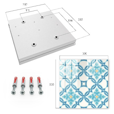 Key storage box Decorative mosaic