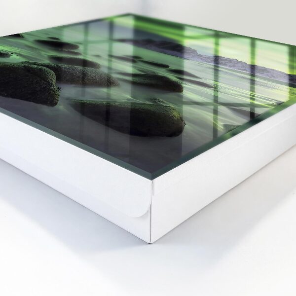 Key cabinet for wall Northern lights