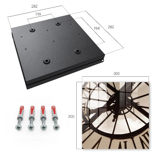 Key storage box Industrial elegance