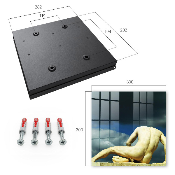 Key cabinet for wall Classic elegance