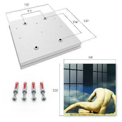 Key cabinet for wall Classic elegance