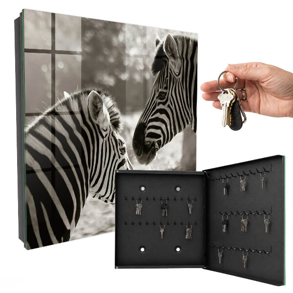 Key storage box Zebras together