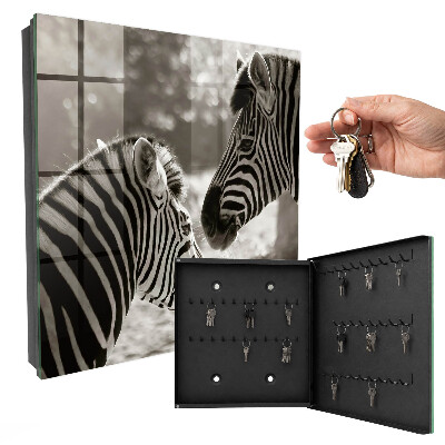 Key storage box Zebras together