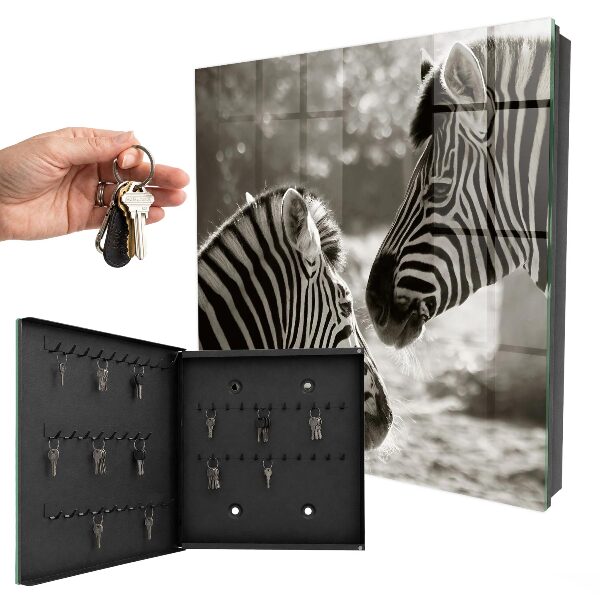 Key storage box Zebras together