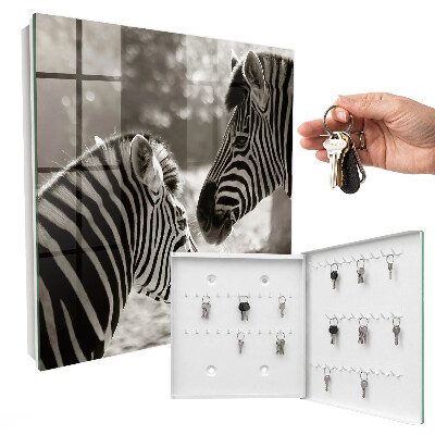 Key storage box Zebras together
