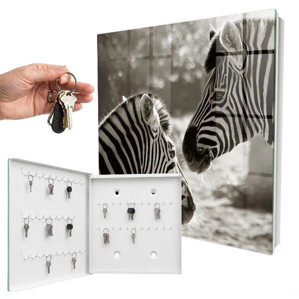 Key storage box Zebras together