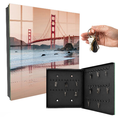 Key cabinet for wall Sunset