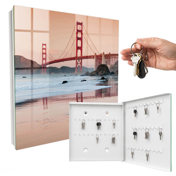 Key cabinet for wall Sunset
