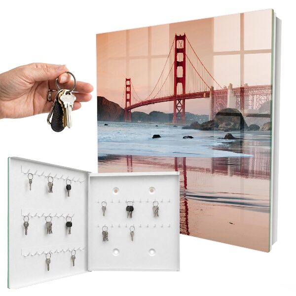 Key cabinet for wall Sunset