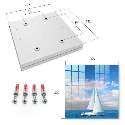 Key cabinet for wall Sea adventure