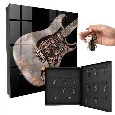 Key cabinet for wall Mechanical guitar