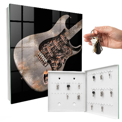 Key cabinet for wall Mechanical guitar
