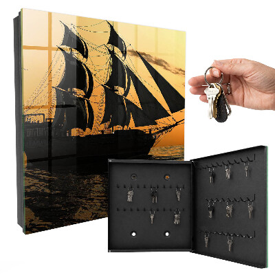Key cabinet for wall Sea adventure