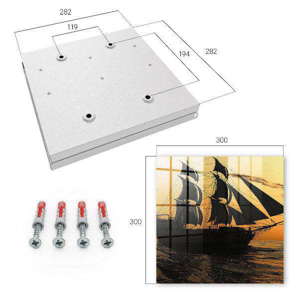 Key cabinet for wall Sea adventure