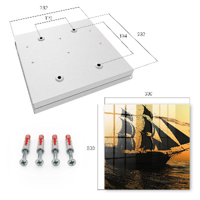 Key cabinet for wall Sea adventure