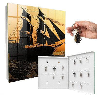 Key cabinet for wall Sea adventure