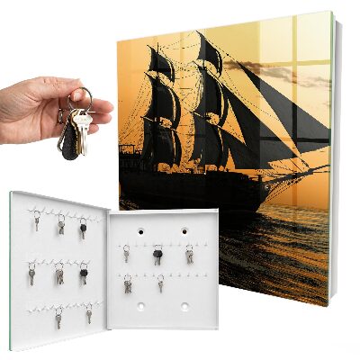 Key cabinet for wall Sea adventure