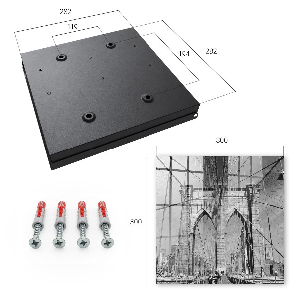 Key storage box Iconic bridge