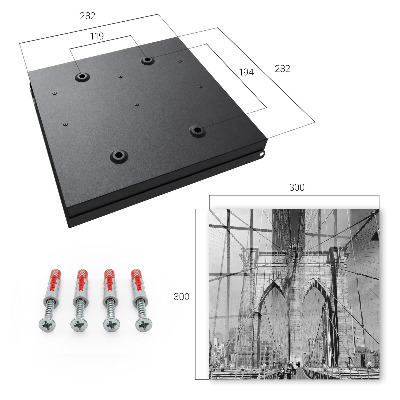 Key storage box Iconic bridge