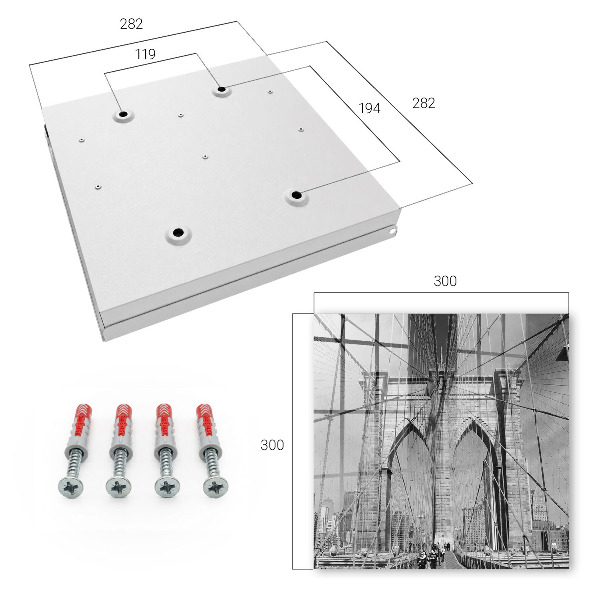 Key storage box Iconic bridge