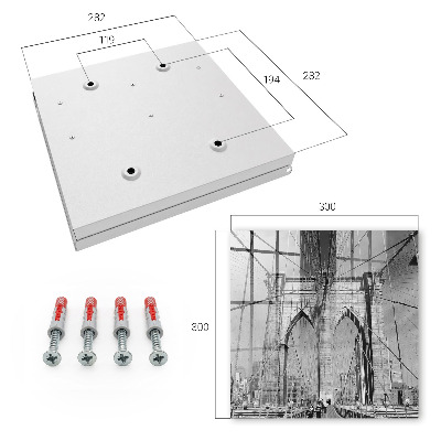 Key storage box Iconic bridge