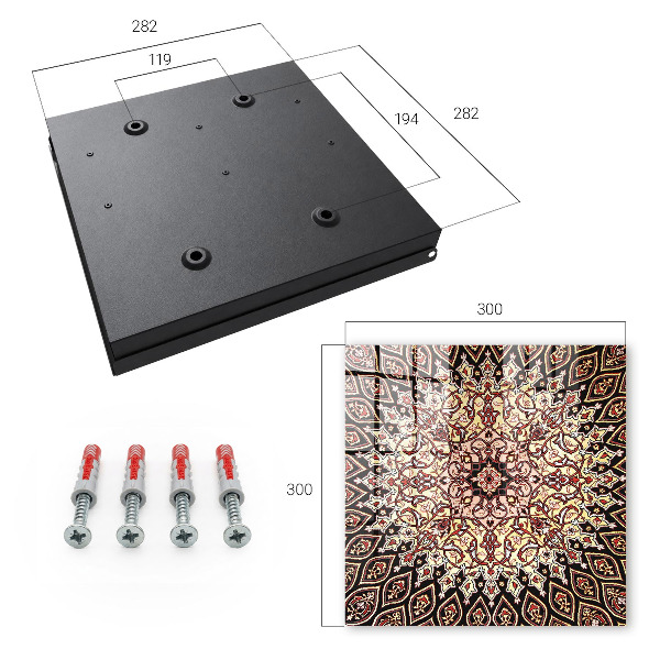Key cabinet for wall Intricate patterns