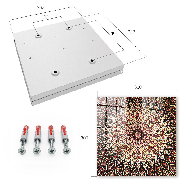 Key cabinet for wall Intricate patterns
