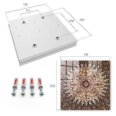 Key cabinet for wall Intricate patterns