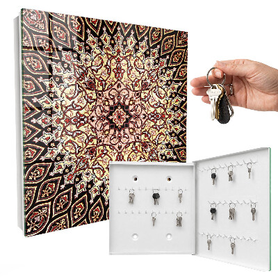Key cabinet for wall Intricate patterns