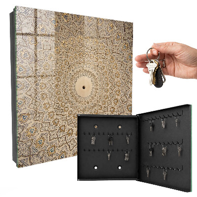Key storage box Decorative mandala