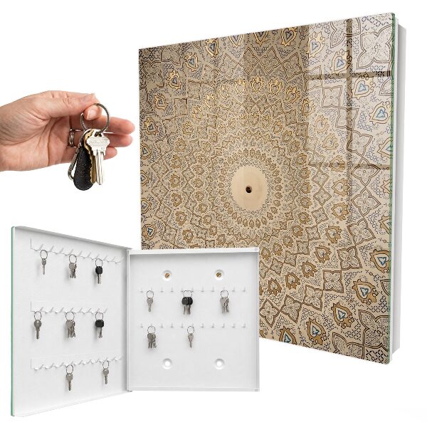Key storage box Decorative mandala