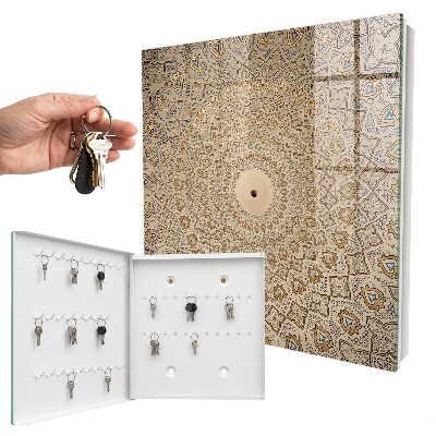 Key storage box Decorative mandala