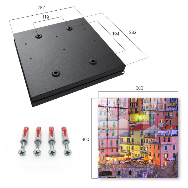 Key cabinet for wall Colors of the city