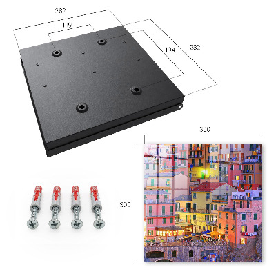 Key cabinet for wall Colors of the city