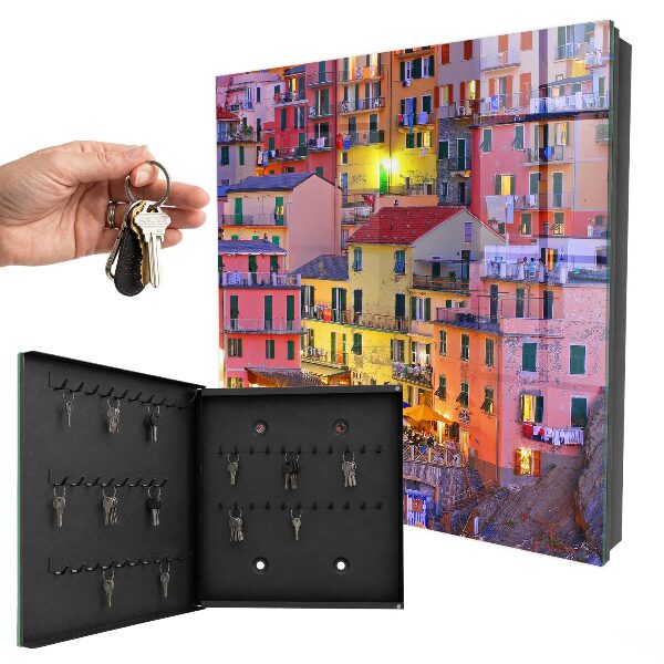 Key cabinet for wall Colors of the city