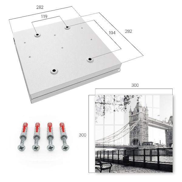 Key storage box Gothic bridge