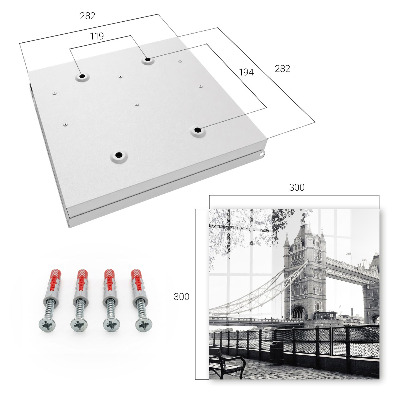 Key storage box Gothic bridge