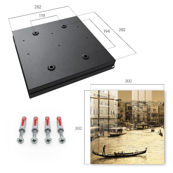 Key cabinet for wall Urban charm