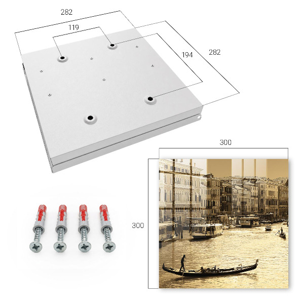 Key cabinet for wall Urban charm