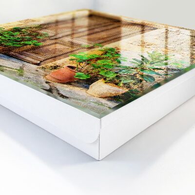 Key storage box Rustic doors