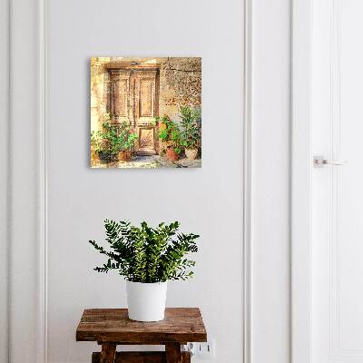 Key storage box Rustic doors