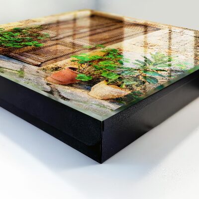 Key storage box Rustic doors