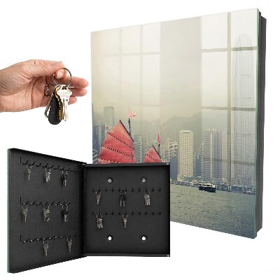 Key cabinet for wall Nostalgia of the city