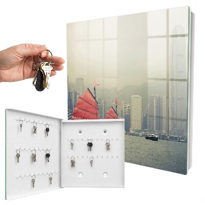 Key cabinet for wall Nostalgia of the city