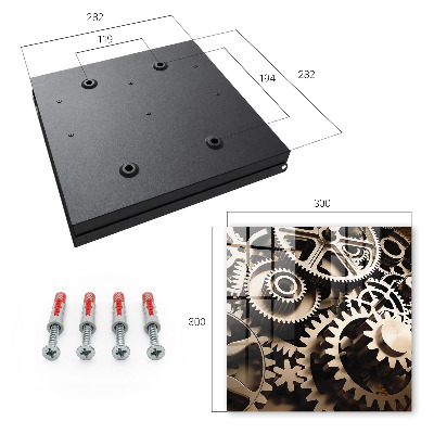 Key cabinet for wall Mechanical symbiosis