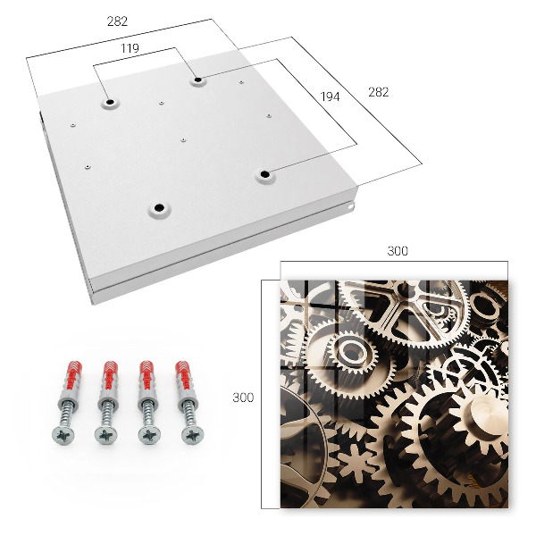 Key cabinet for wall Mechanical symbiosis