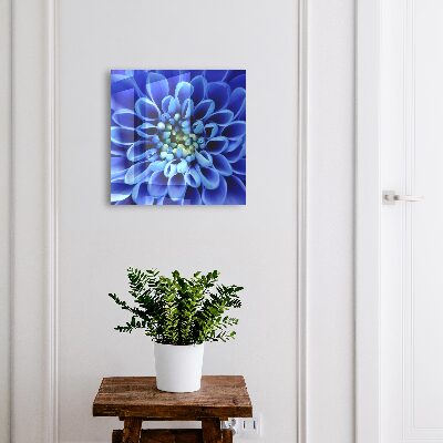 Key storage box Blue flower