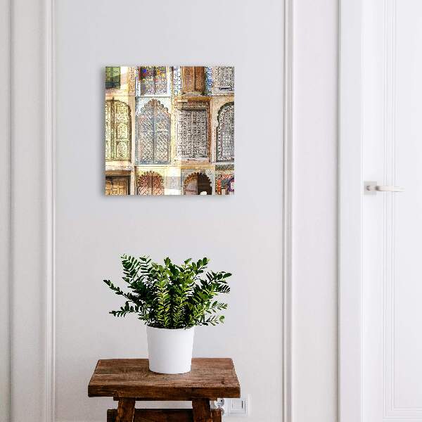 Key cabinet for wall Colorful windows