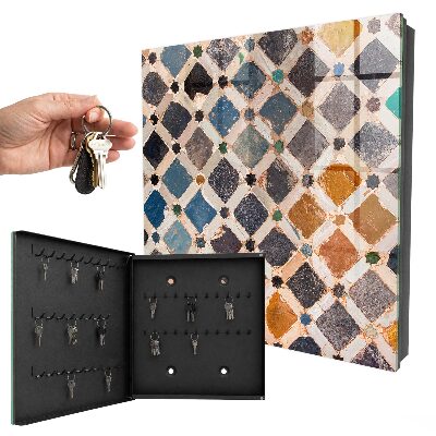 Key storage box Mosaic of colors