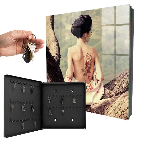 Key cabinet for wall Harmony of nature
